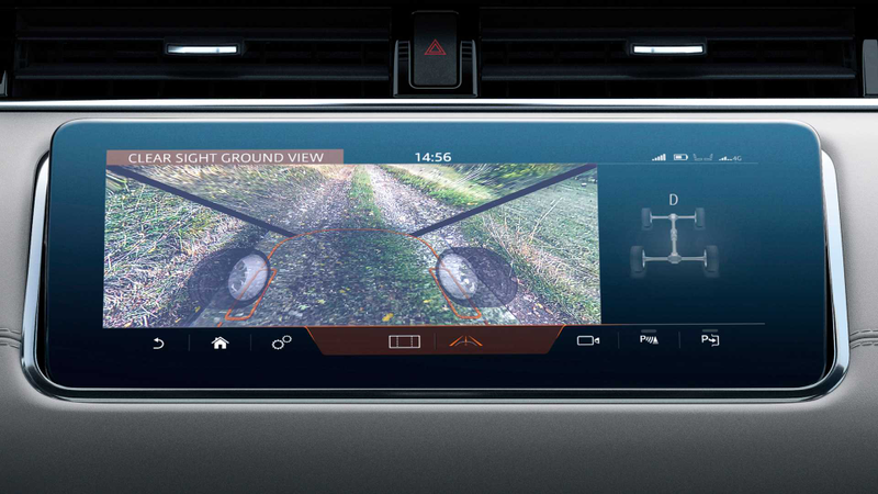 Illustration for article titled The 2020 Range Rover Evoque Lets You See Through the Hood